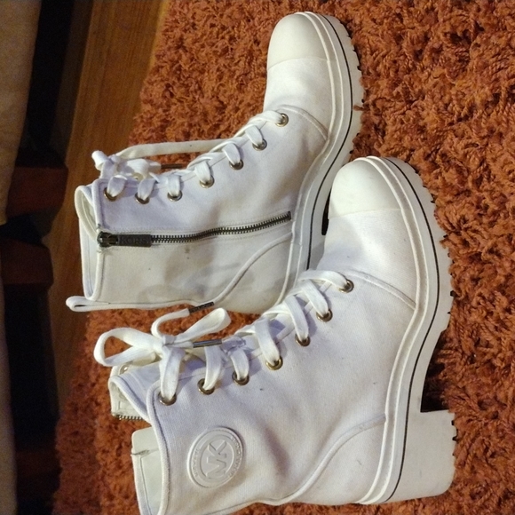 Michael Kors heeled combat boots - Picture 1 of 5